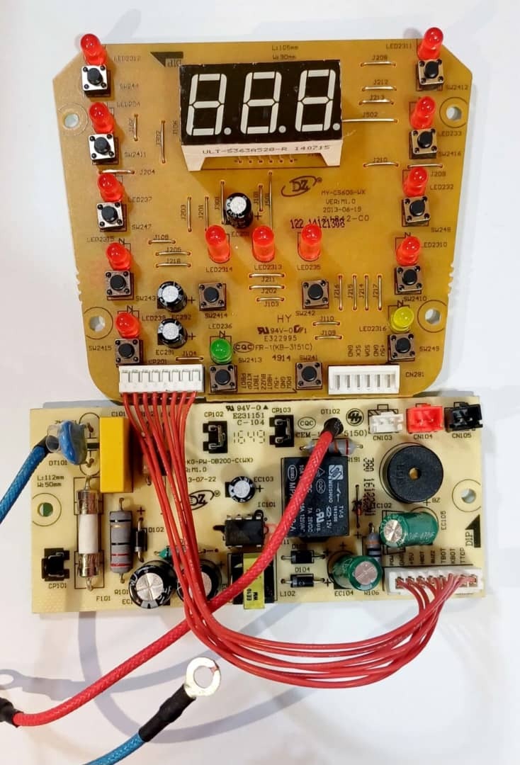 برد قدرت و فرمان زودپز فلر 8 سیم